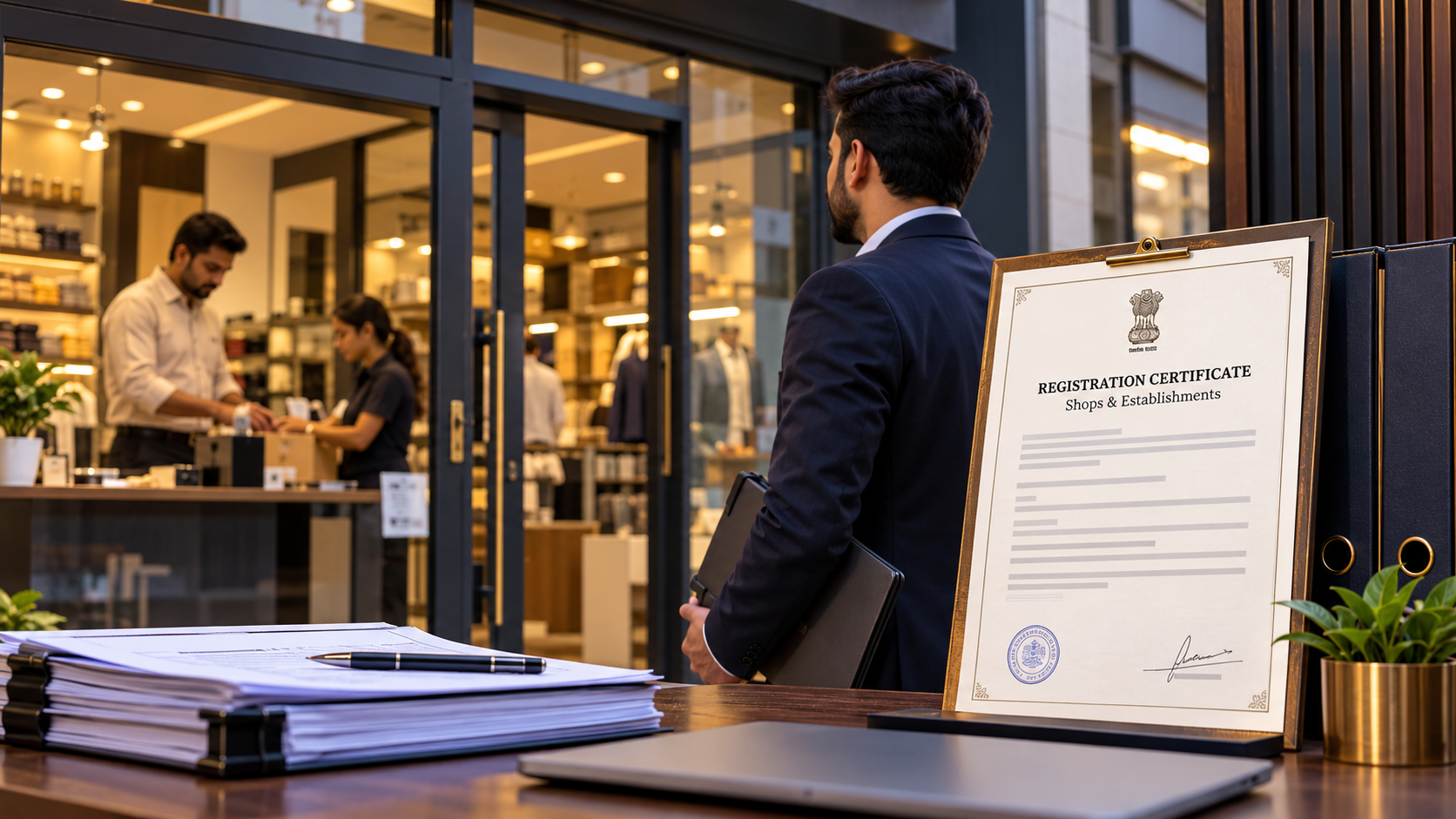 UP Shops & Commercial Establishments Registration